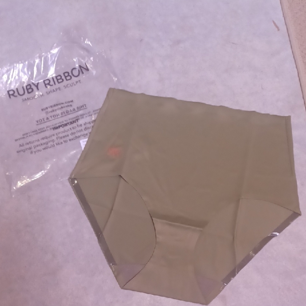 Ruby Ribbon Shaping Briefs in Olive